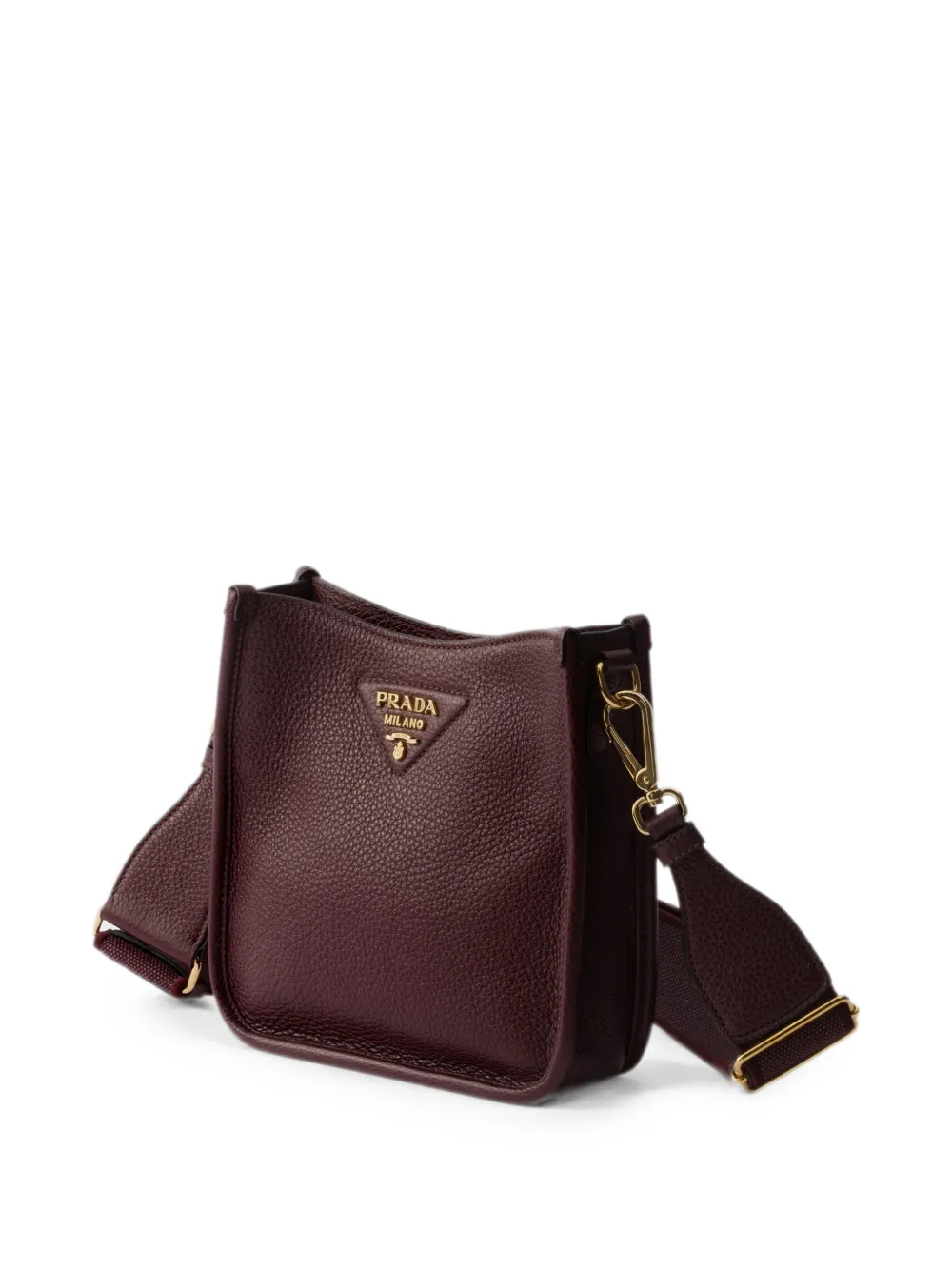 Prada Kleine leren schoudertas Rood