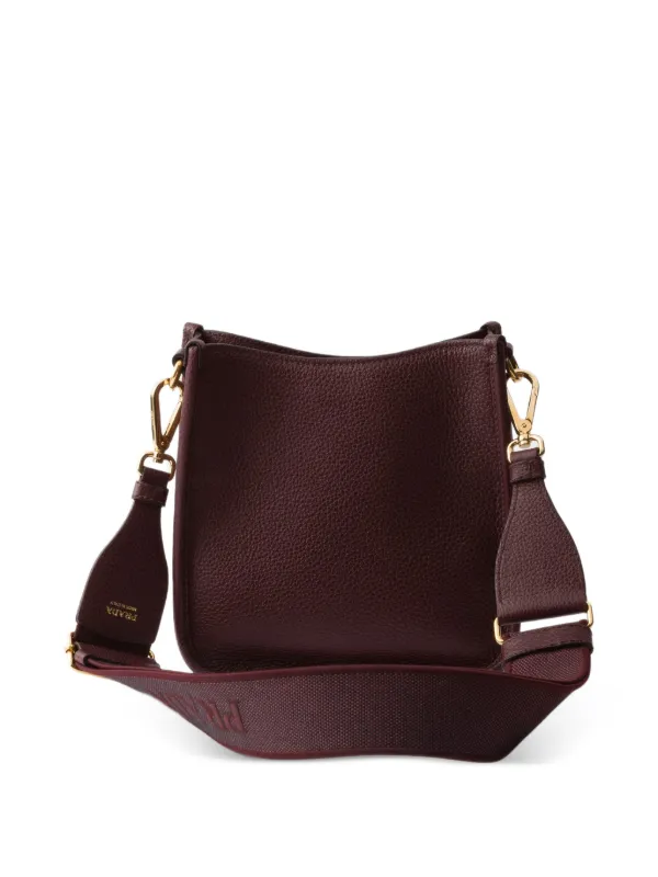 Prada レザー ショルダーバッグ | レッド | FARFETCH JP