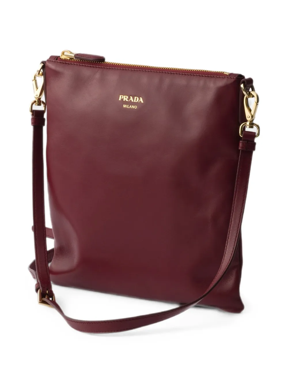 Prada Mini-schoudertas van nappa leer Rood