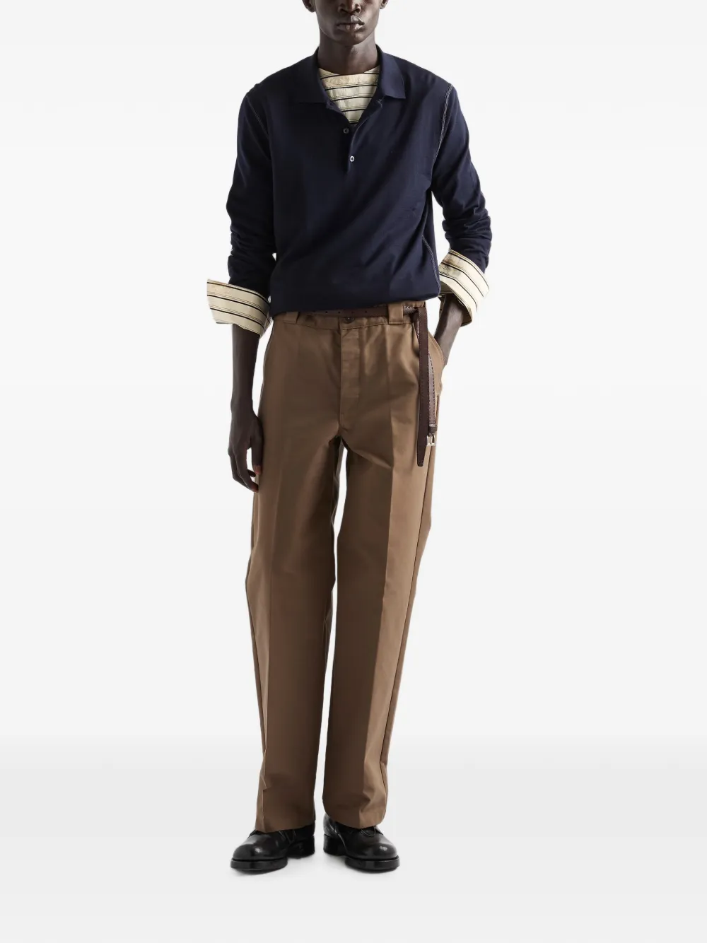 Prada Straight broek Bruin