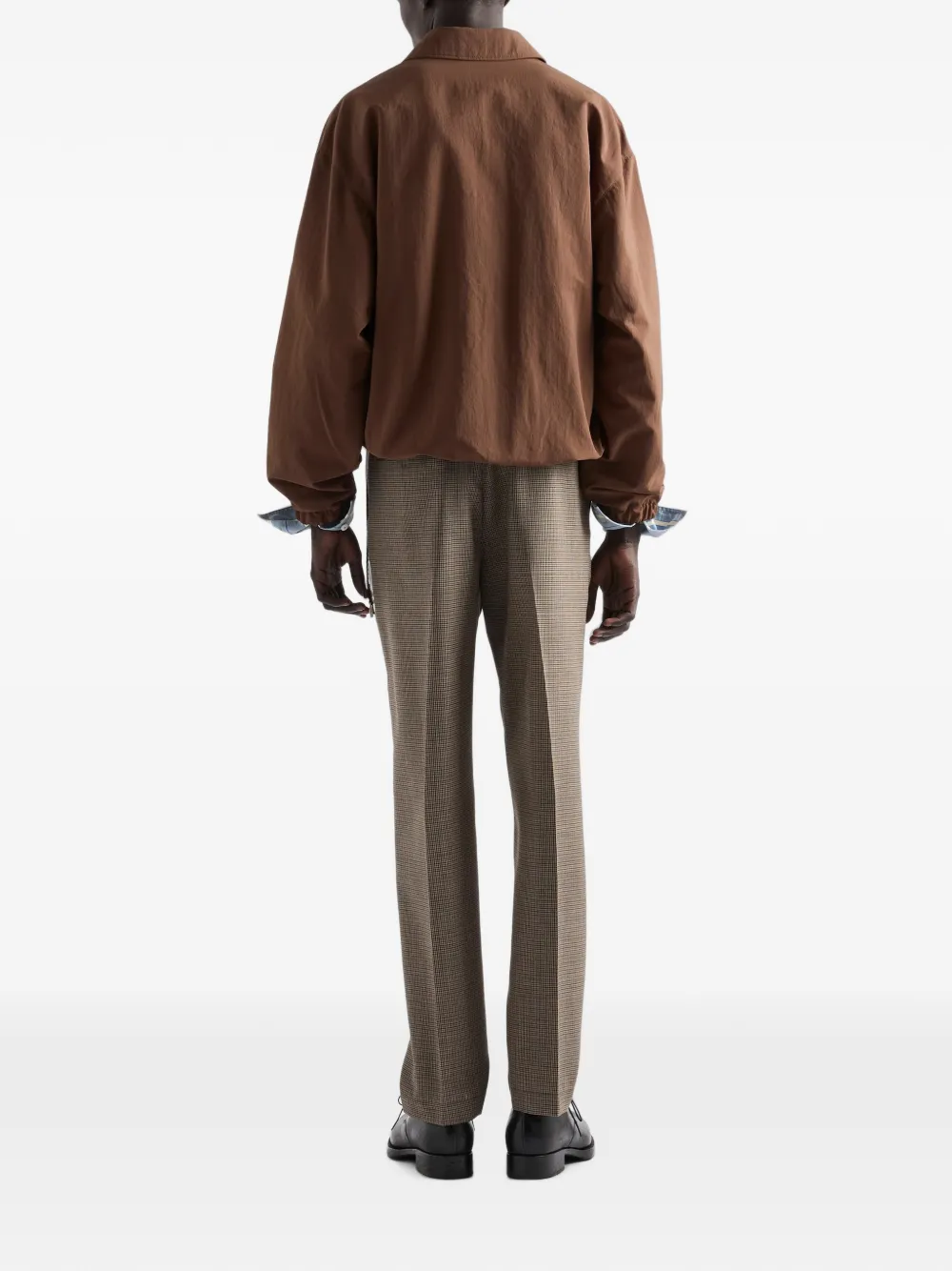 Prada Wollen broek Beige