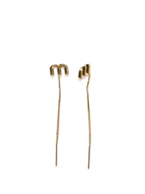 Miu Miu metal earrings