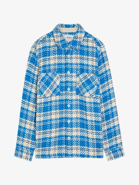 Wax London check-pattern button-down shirt