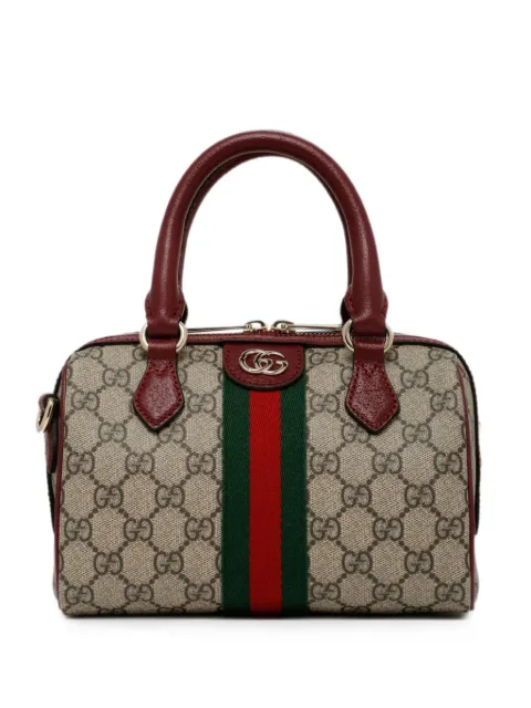 Gucci bolso shopper Ophidia pequeño con tribanda Web