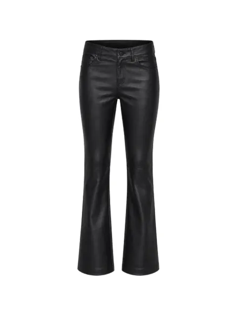 AG Jeans pantalones Sophie acampanados de piel
