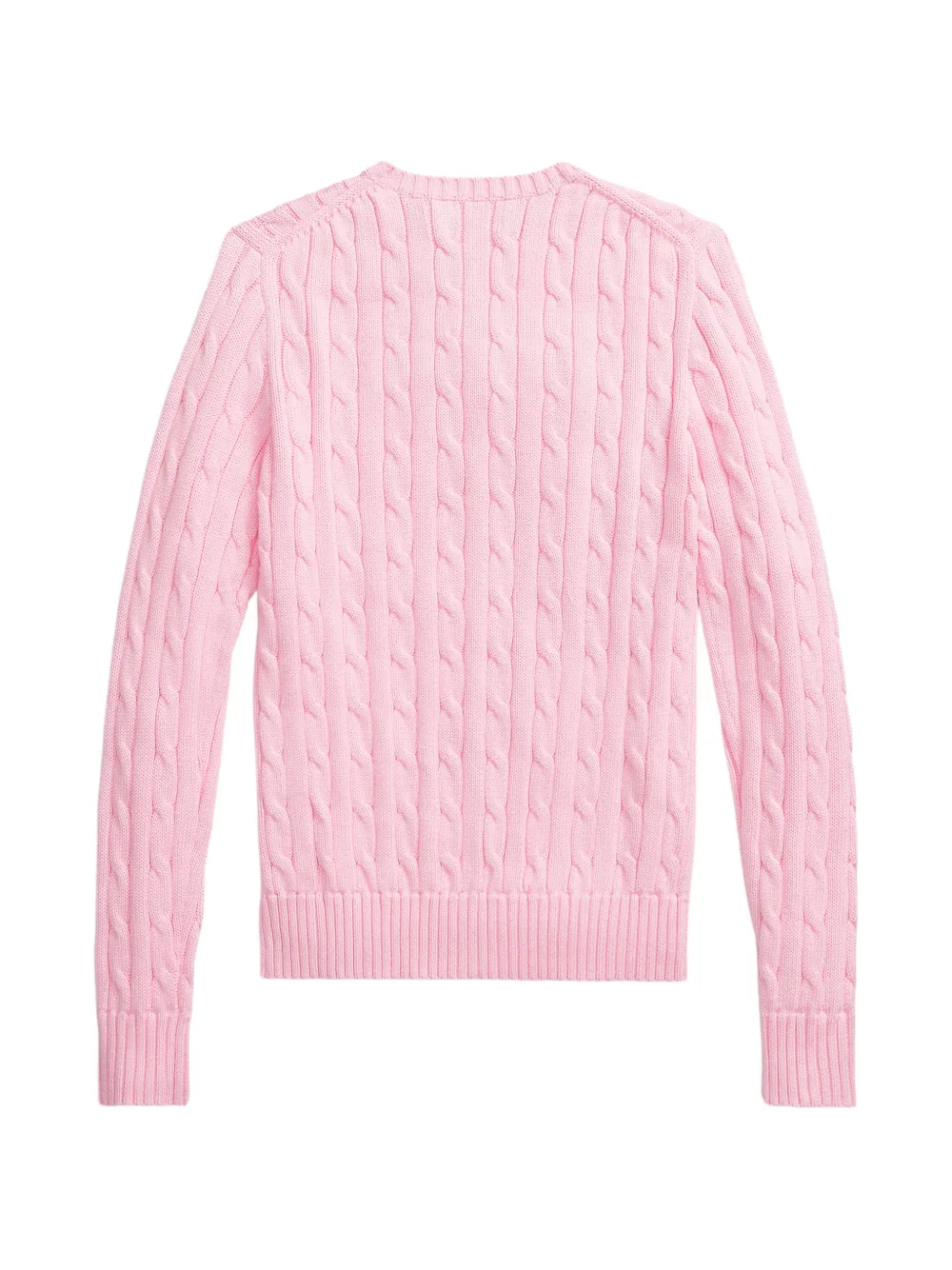 Polo Ralph Lauren Kabelgebreide trui met geborduurd logo Roze