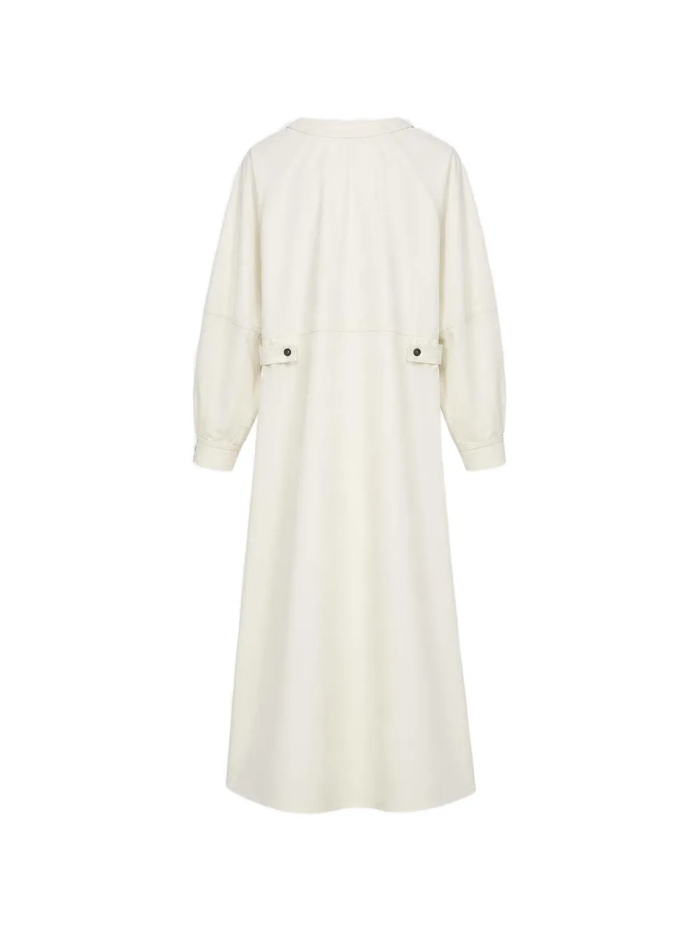 RETORI Midi-jurk met V-hals Beige