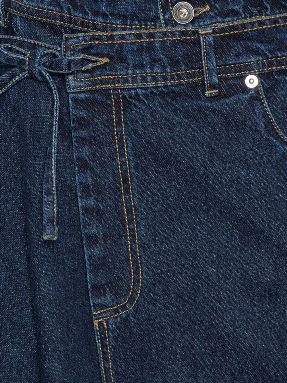 Henrik Vibskov Fly jeans met wikkelvoorkant Blauw