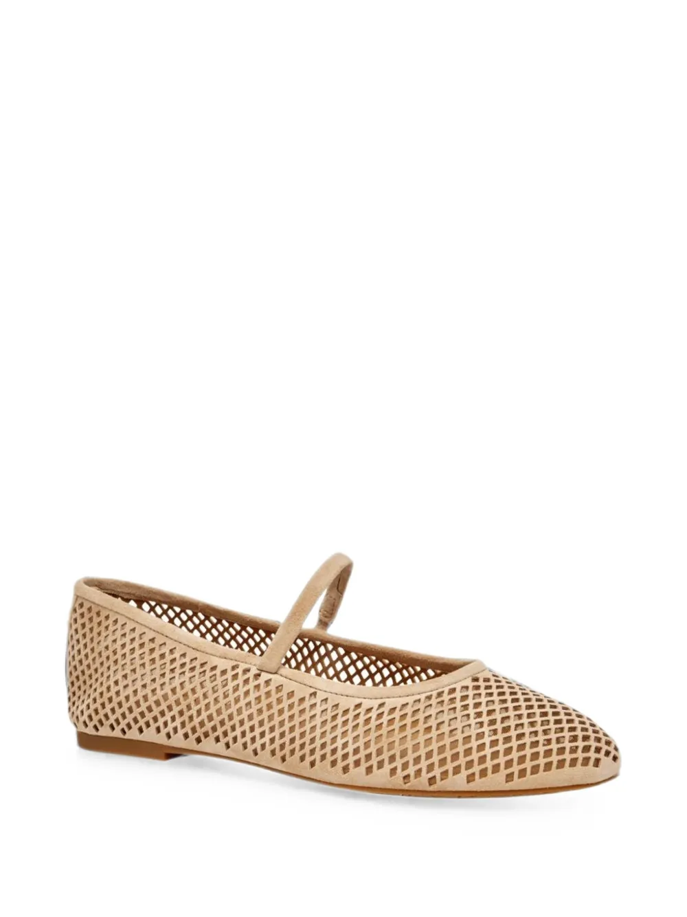 Polo Ralph Lauren Jayna perforated ballet flats Beige