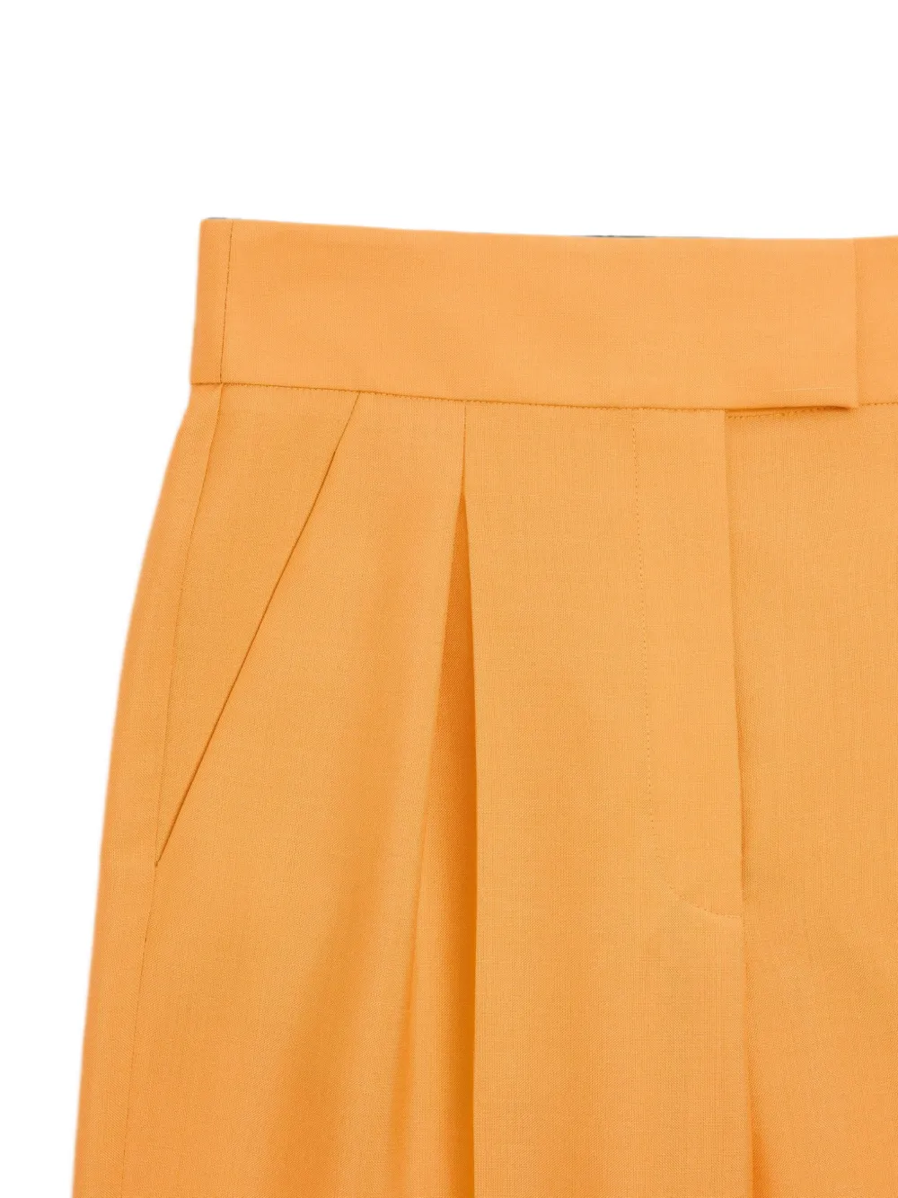 Valentino Garavani Britisch straight plooibroek Oranje