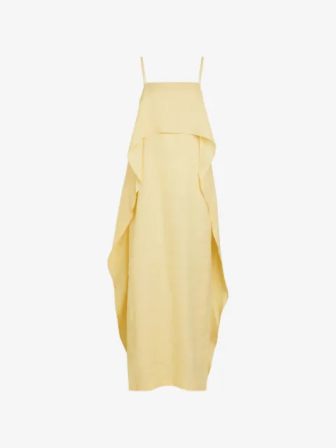 STAUD Valencia layered spaghetti-strap maxi dress