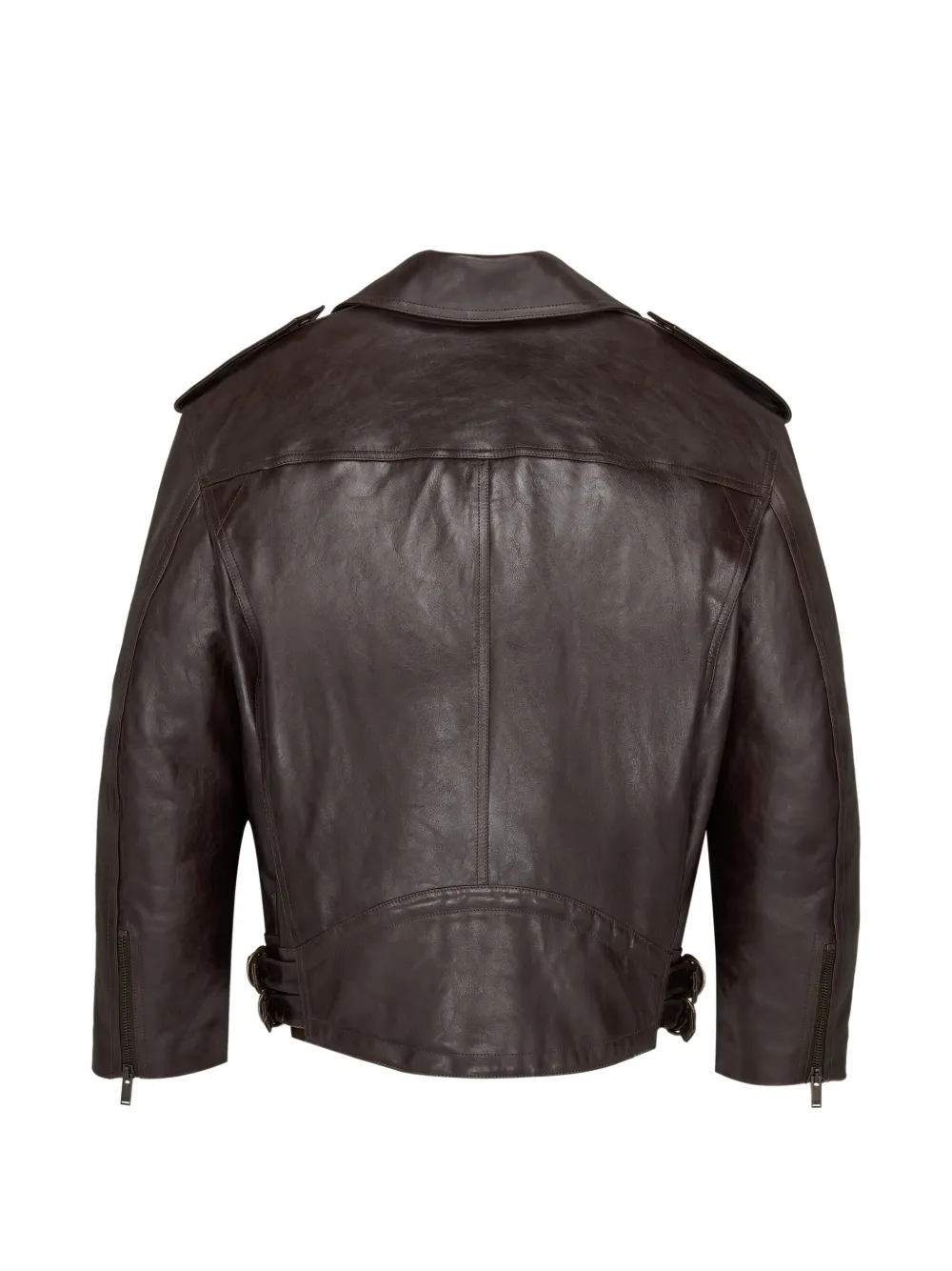 Saint Laurent belted biker jacket Bruin