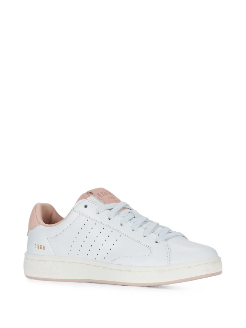 K-Swiss Lozan Klub LTH low-top sneakers met geperforeerde details Wit