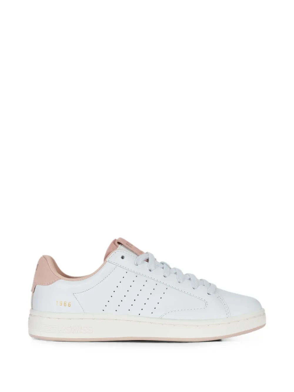 K-Swiss Lozan Klub LTH low-top sneakers met geperforeerde details Wit