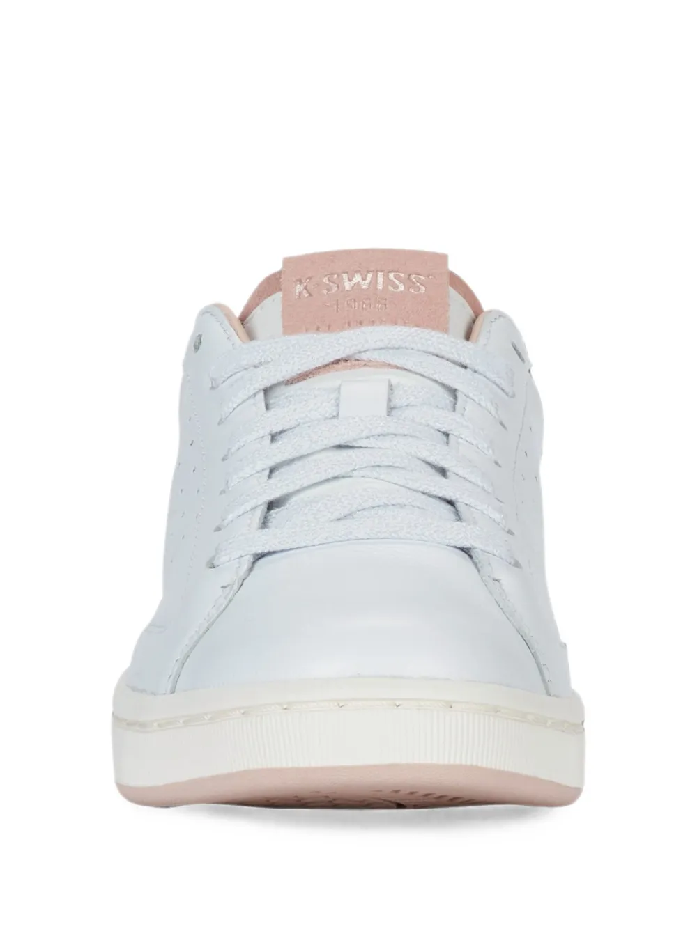K-Swiss Lozan Klub LTH low-top sneakers met geperforeerde details Wit