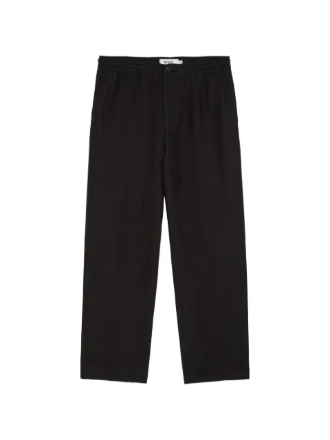 Wax London Glencoe elasticated-waist linen trousers