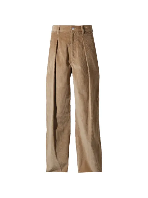 JW Anderson single-pleat corduroy trousers