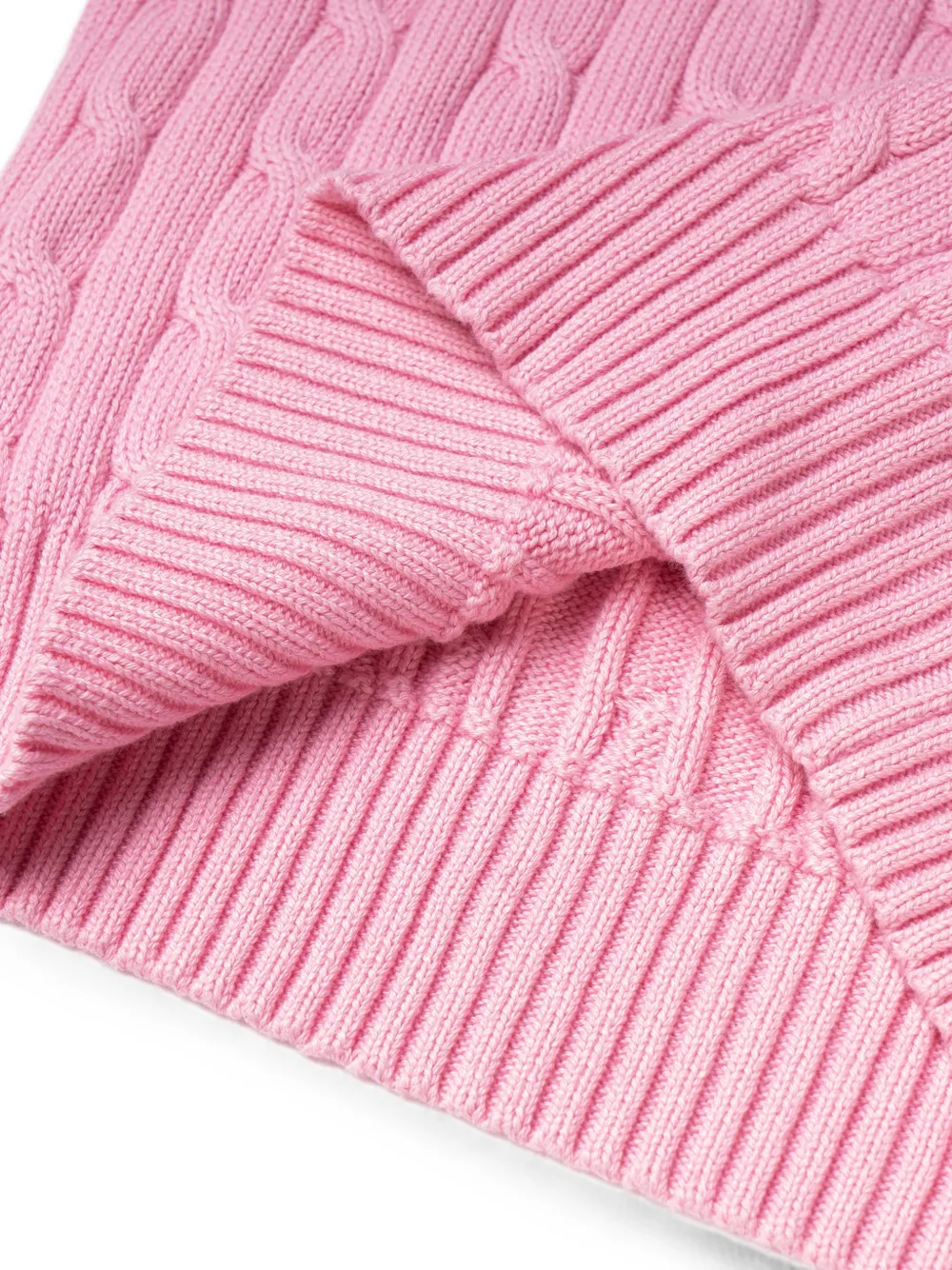 Polo Ralph Lauren Kabelgebreide trui met V-hals Roze
