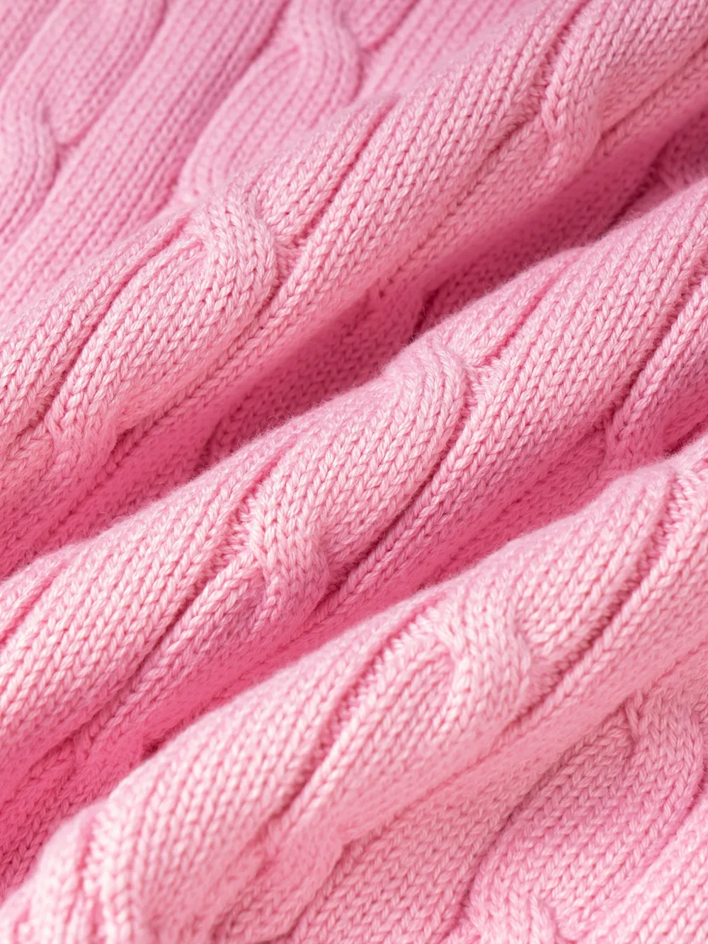 Polo Ralph Lauren Kabelgebreide trui met V-hals Roze
