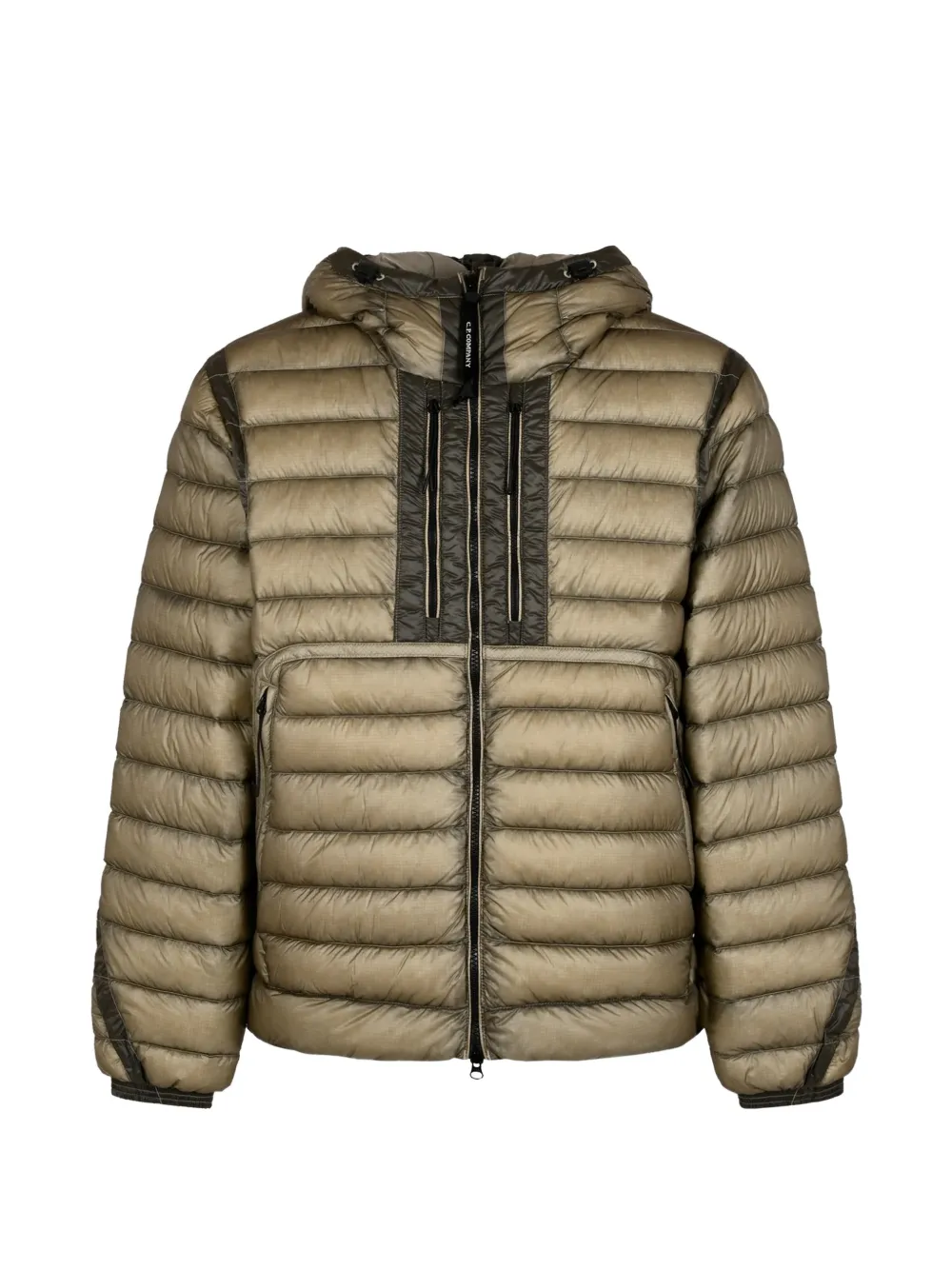 C.P. Company quilted hooded jacket - Toni neutri