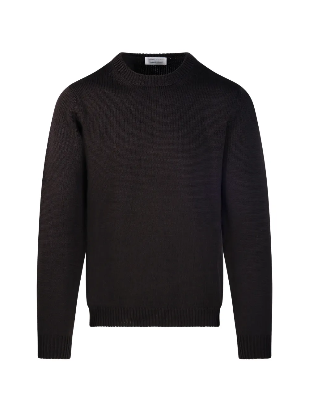 Roberto Collina Marl-knit Sweater In Black
