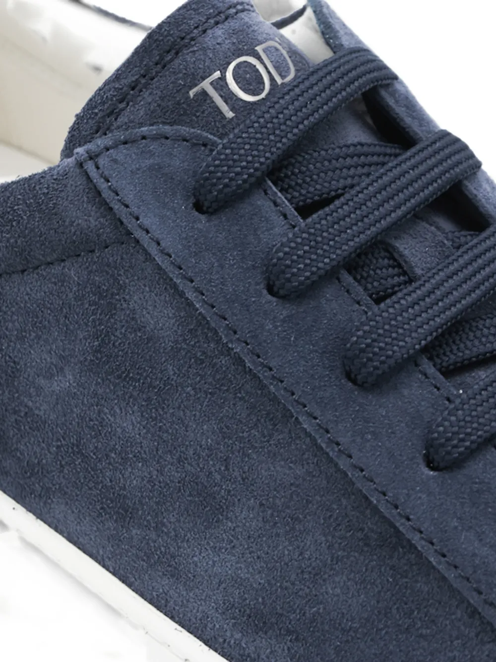 Tod's suede Gommino-detail sneakers Blauw