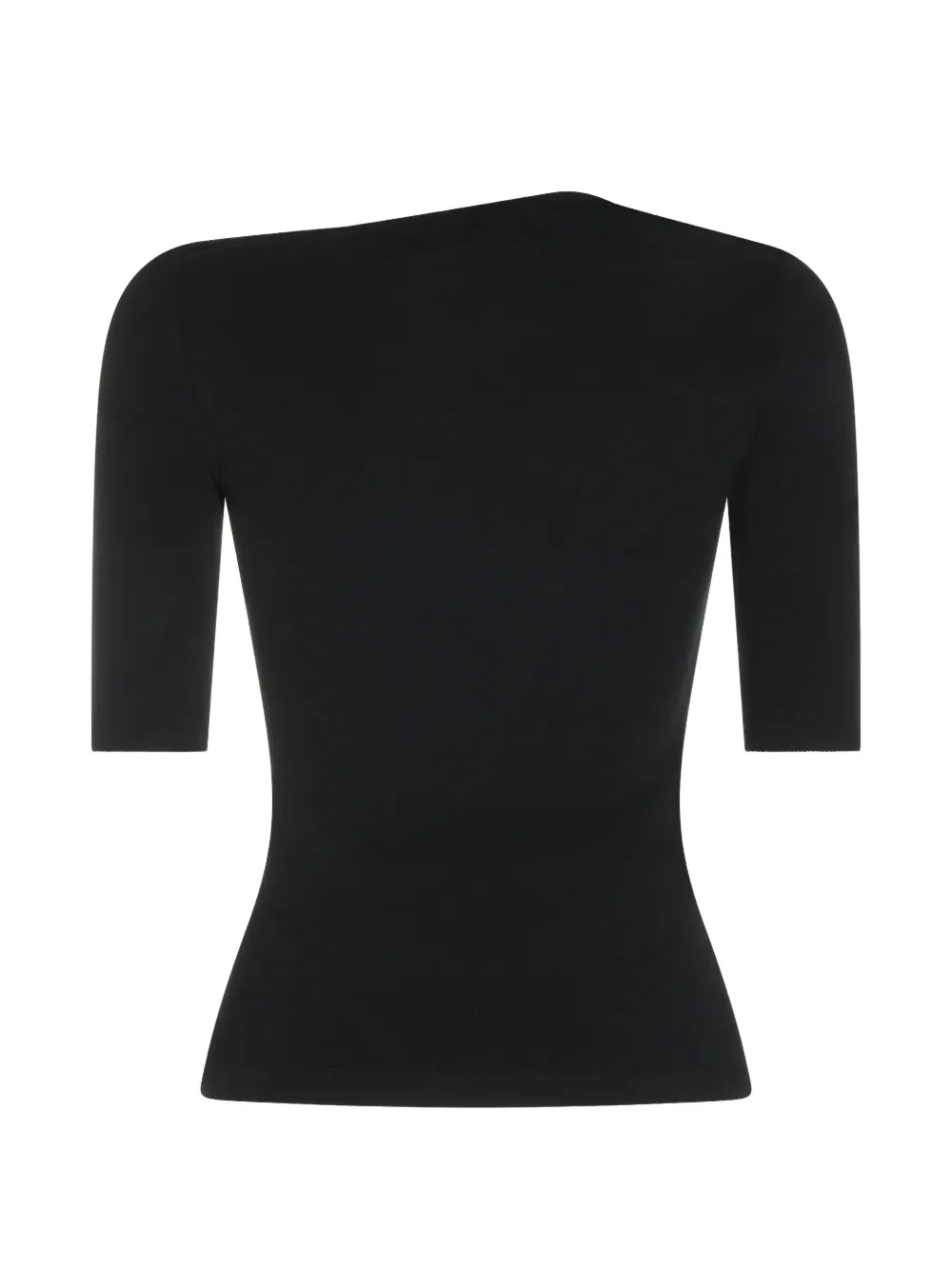 MM6 Maison Margiela Geribbelde tanktop met uitgesneden details Zwart