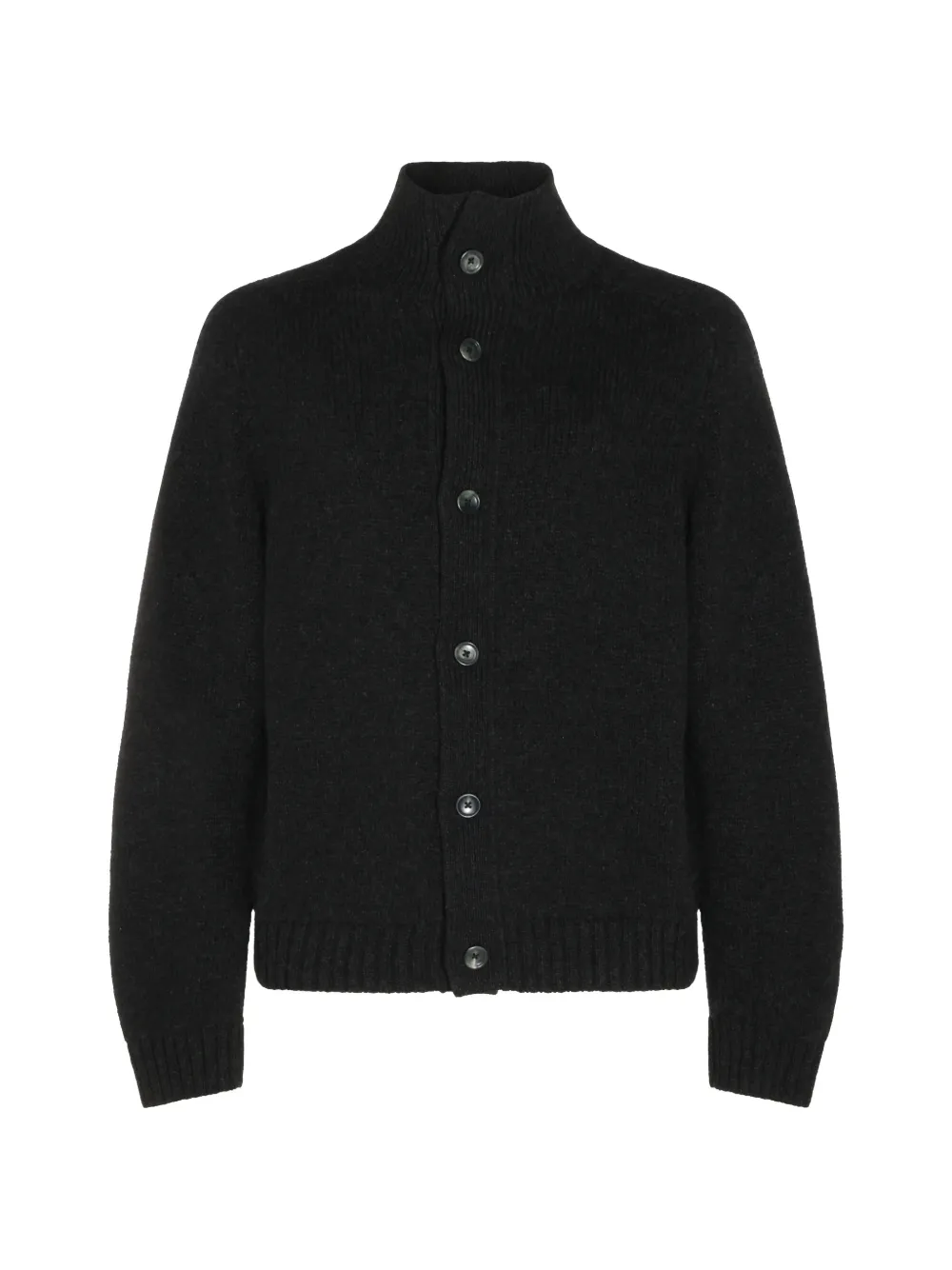 TOM FORD button-up ribbed-knit cardigan - Black