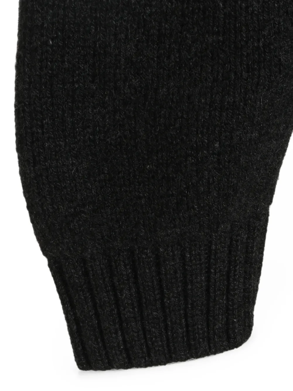 TOM FORD button-up ribbed-knit cardigan Zwart
