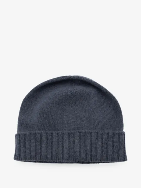 Malo ribbed-trim beanie hat