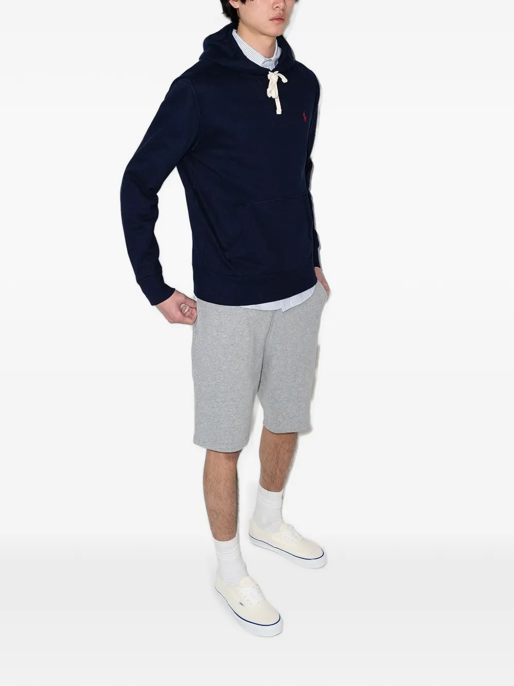 Polo Ralph Lauren Hoodie met geborduurd logo Blauw