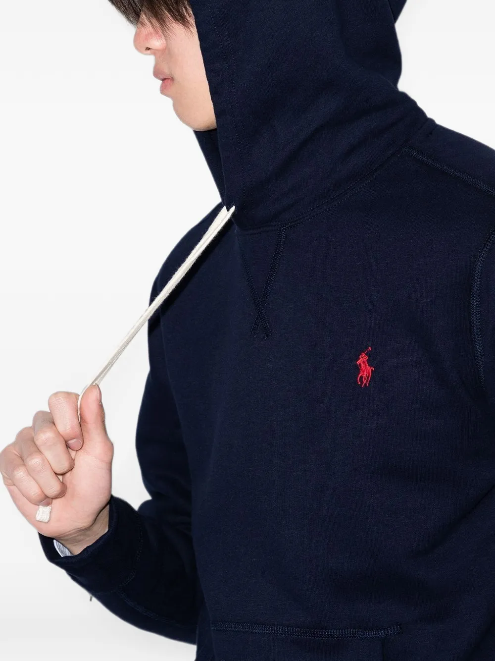 Polo Ralph Lauren Hoodie met geborduurd logo Blauw