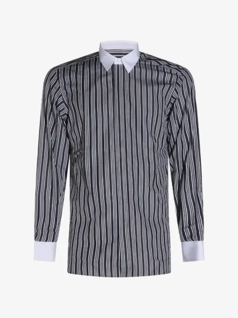 TOM FORD vertical-stripe long-sleeve shirt