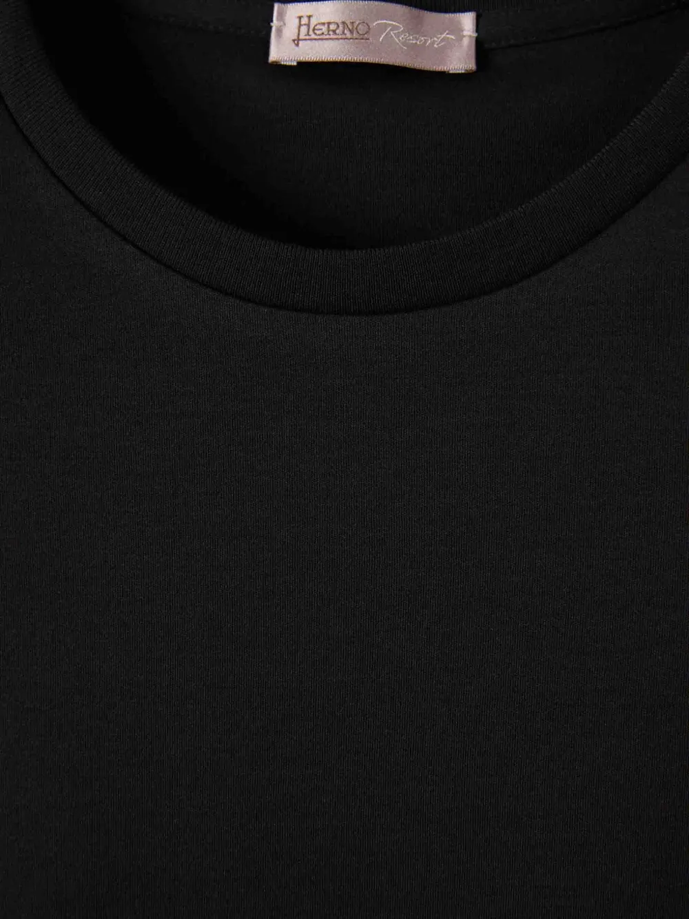 Herno logo-plaque T-shirt Zwart