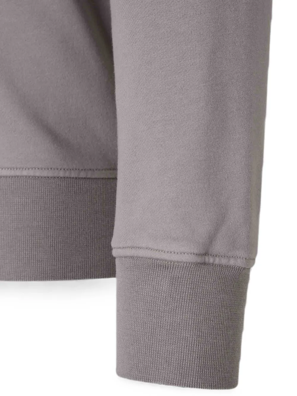 Stone Island 6100060 fleece sweater met katoenen print Grijs