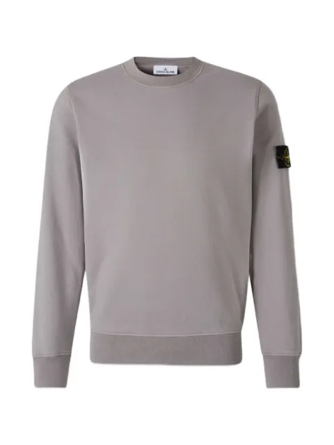 Stone Island 6100060 organic cotton fleece sweatshirt