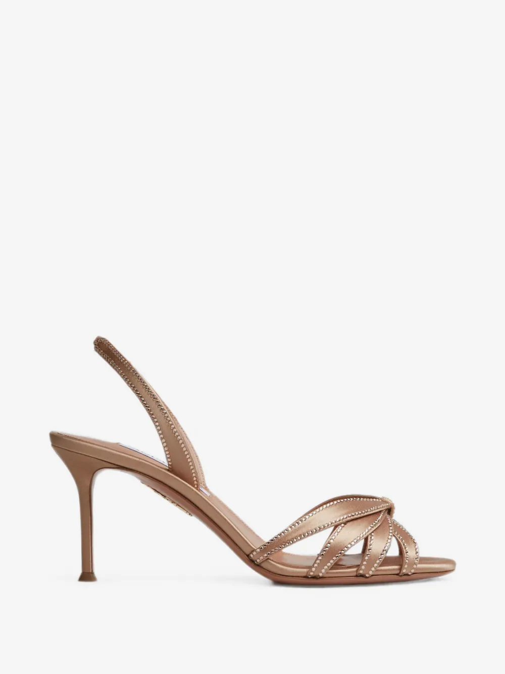 crystal-embellished slingback pumps