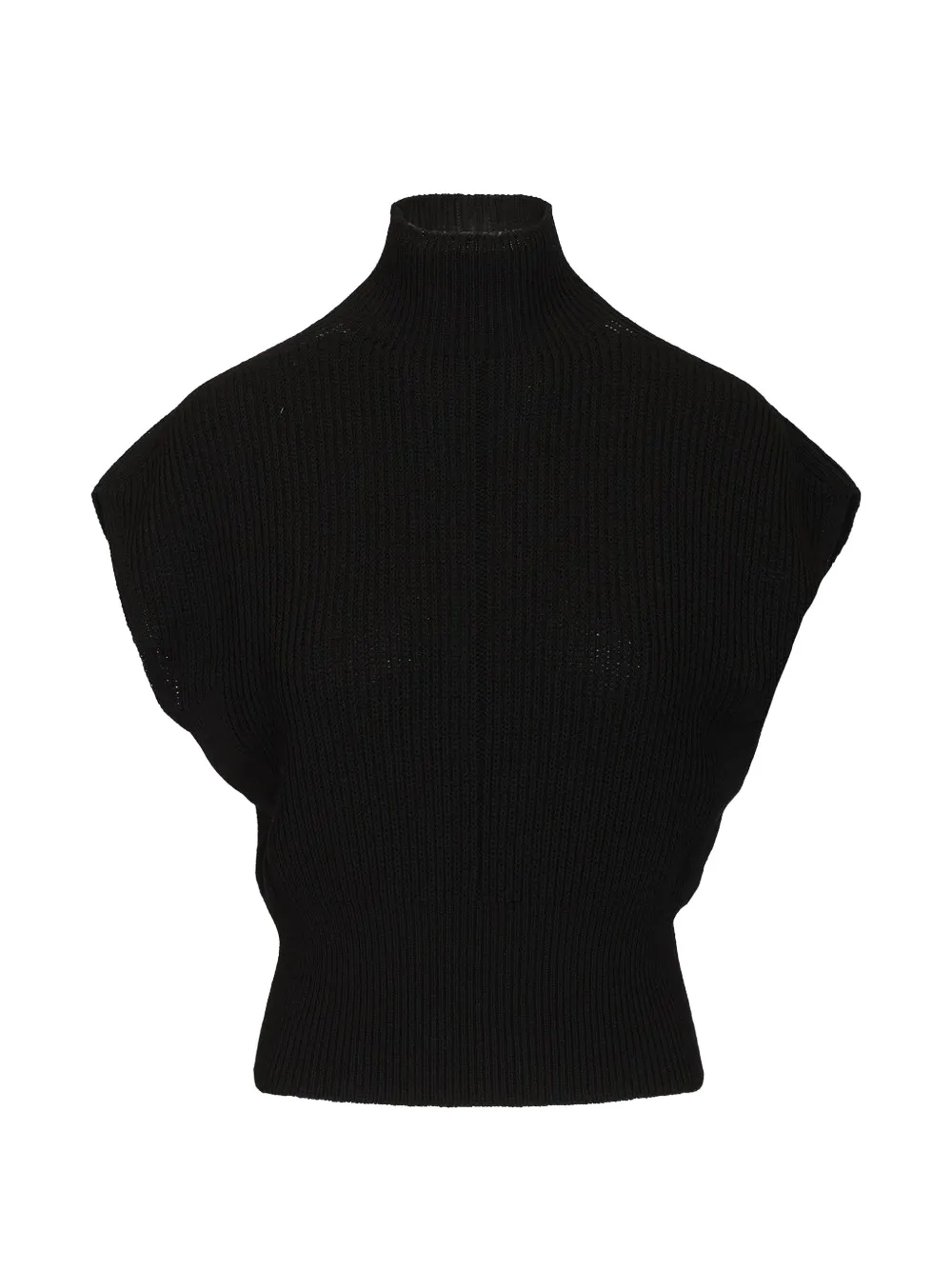 Rick Owens sleeveless turtleneck sweater - Nero