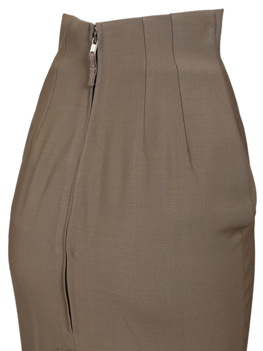 Rick Owens Dirt Pillar maxi skirt Bruin