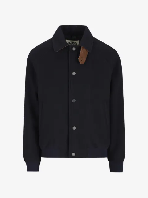 Camplin button-fastening single-breasted coat