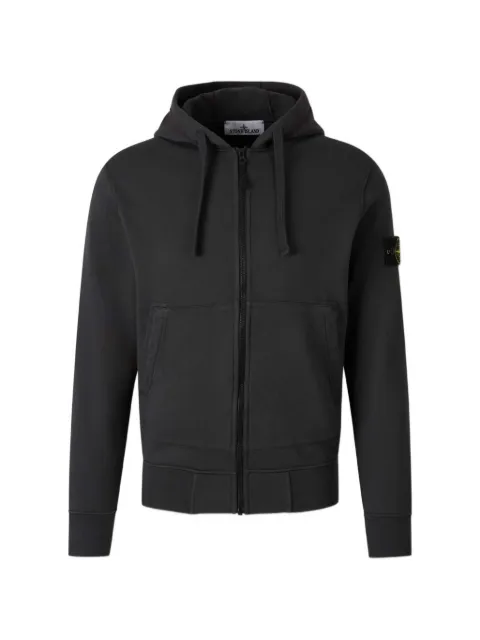 Stone Island sudadera con capucha y parche del logo