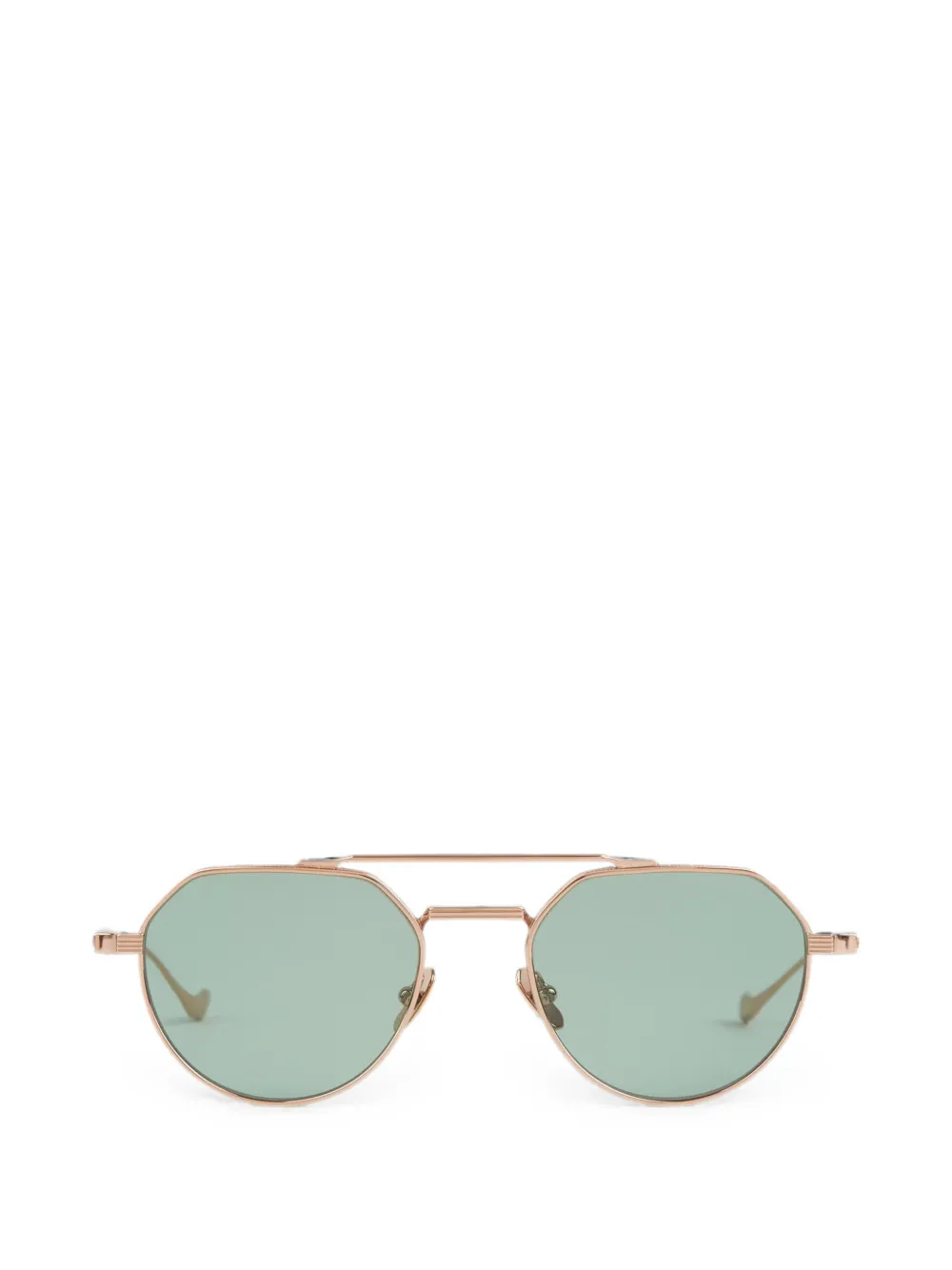Cutler & Gross double-bridge geometric-frame sunglasses - Rosa
