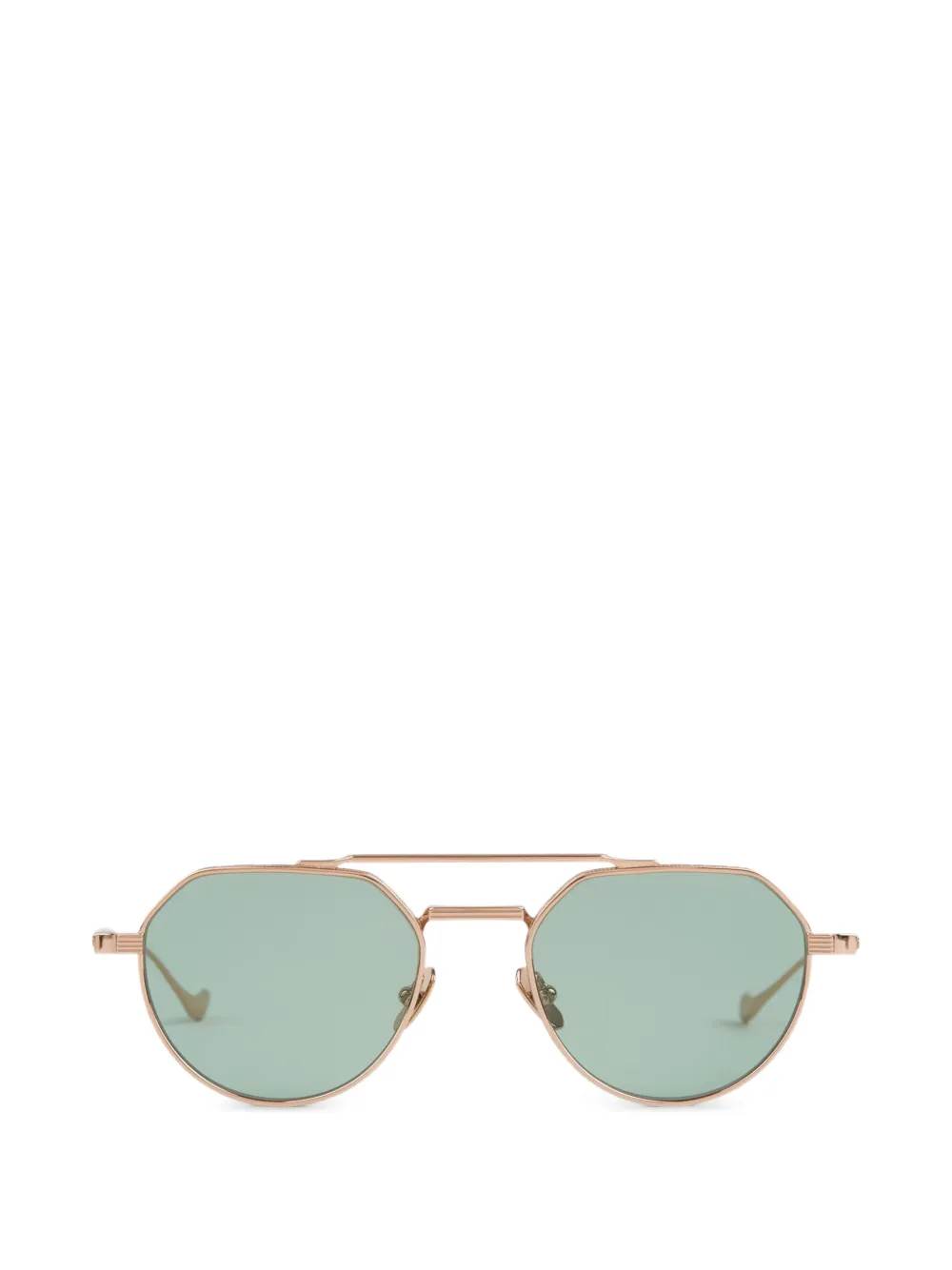 Cutler & Gross double-bridge geometric-frame sunglasses - Rosa