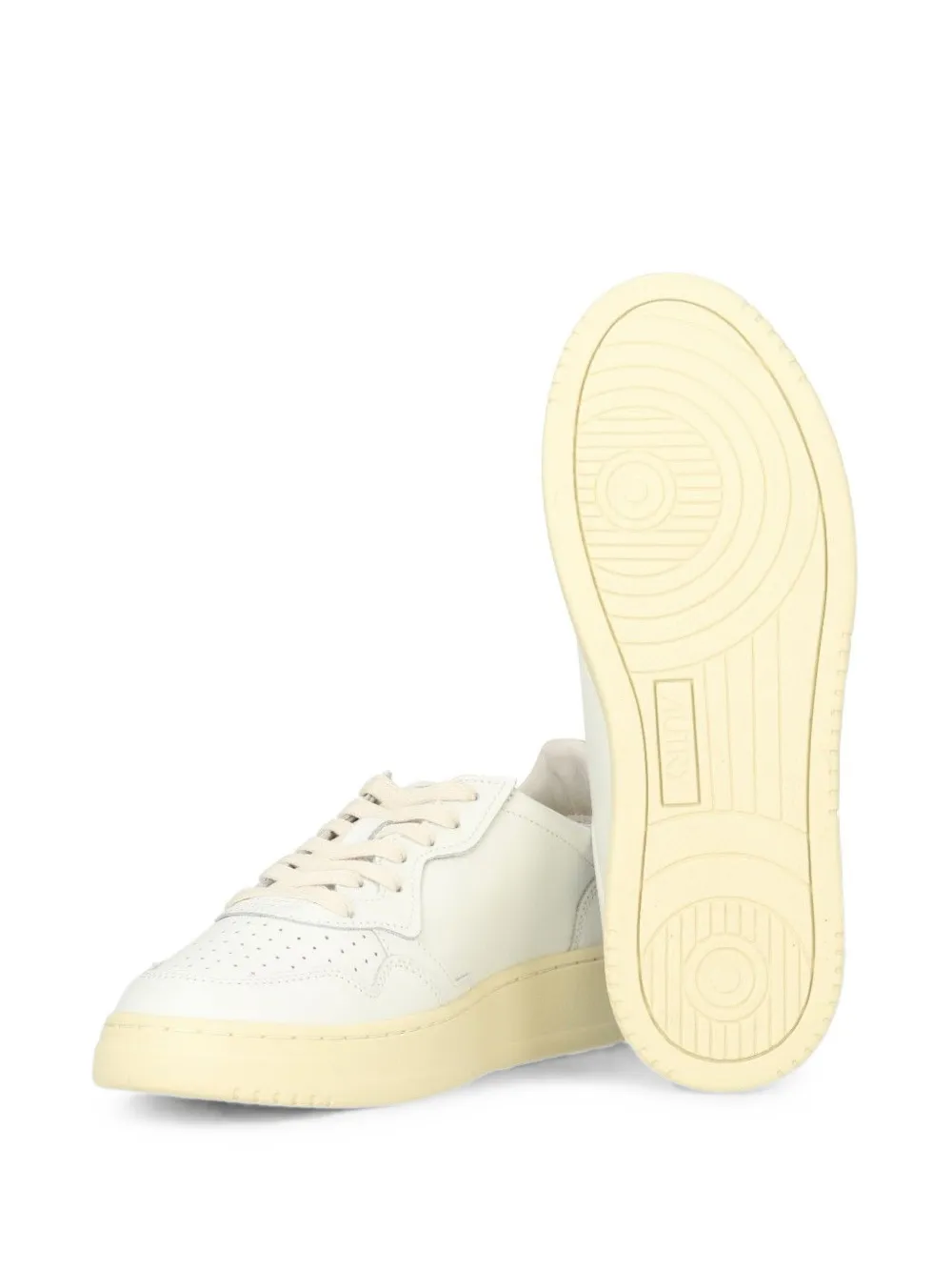 Autry Medalist low sneakers in white and mallard blue leather Wit