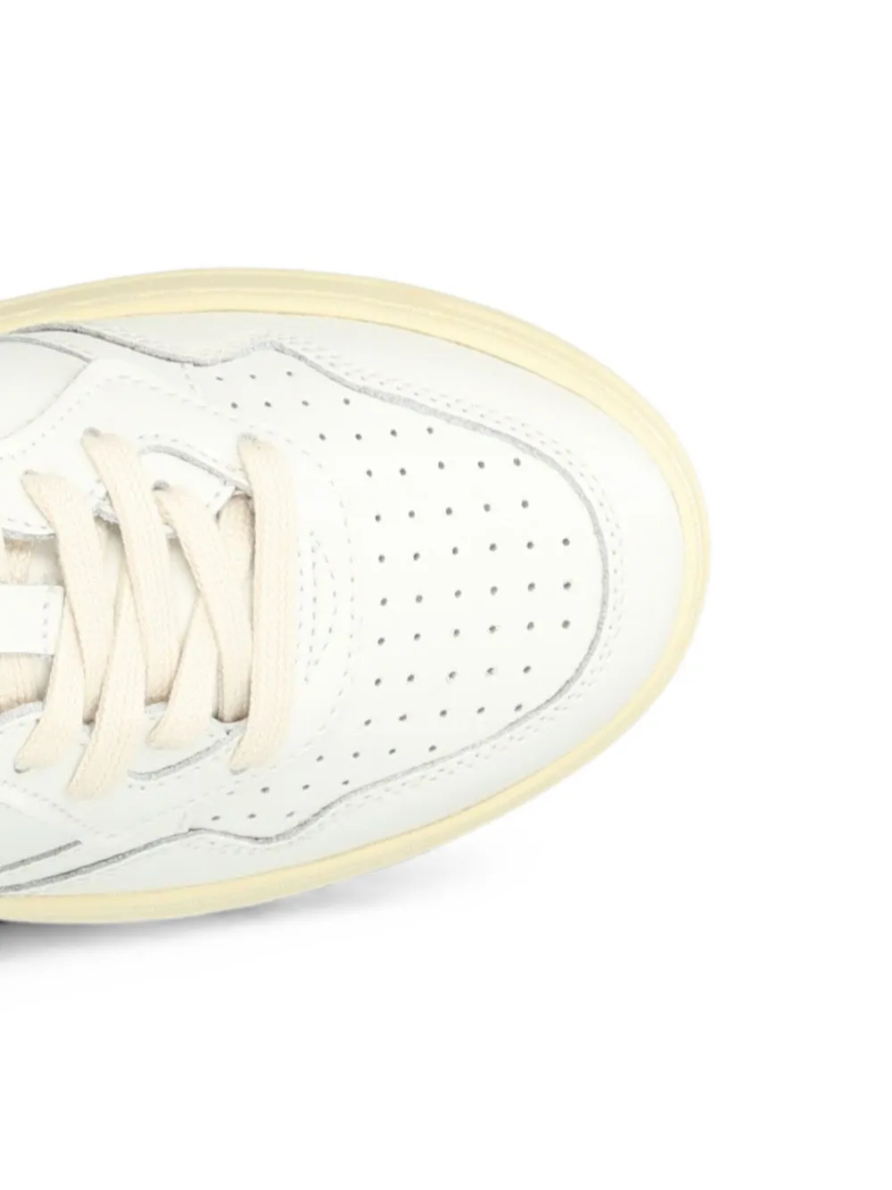 Autry Medalist low sneakers in white and mallard blue leather Wit
