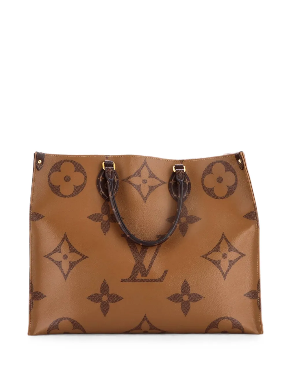 Louis Vuitton Pre-Owned Borsa tote OnTheGo Reverse Monogram Giant GM - Marrone