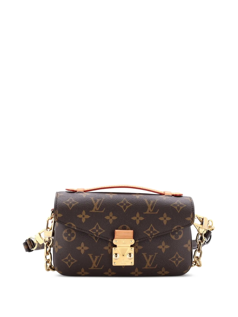 Louis Vuitton Pre-Owned Borsa a tracolla East West Pochette Metis in tela con monogramma - Marrone