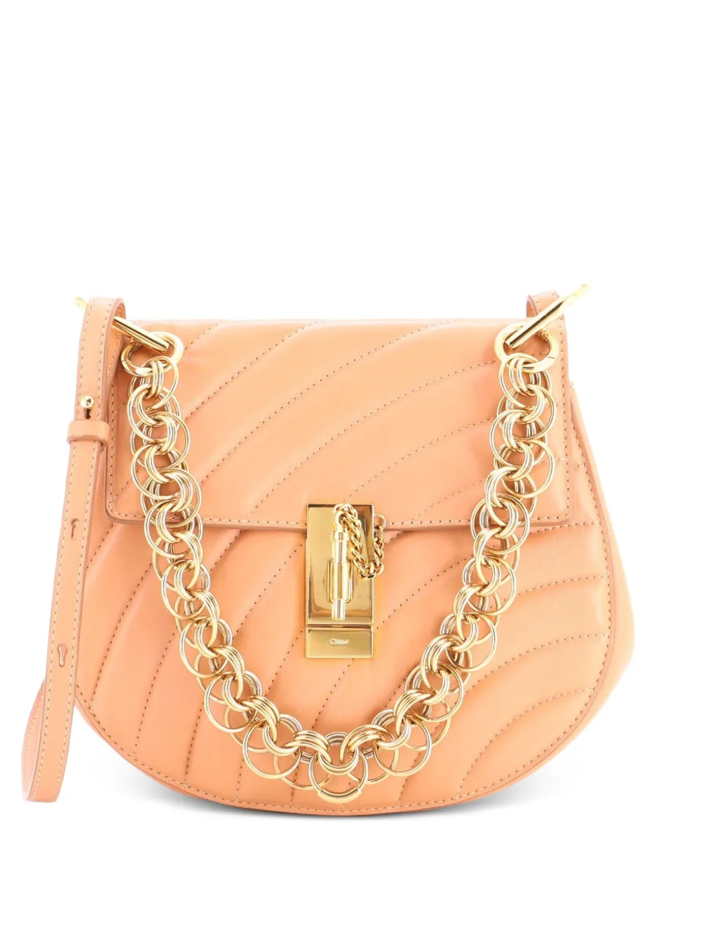 Chloé Pre-Owned Borsa a tracolla Drew Bijou piccola in pelle trapuntata - Toni neutri