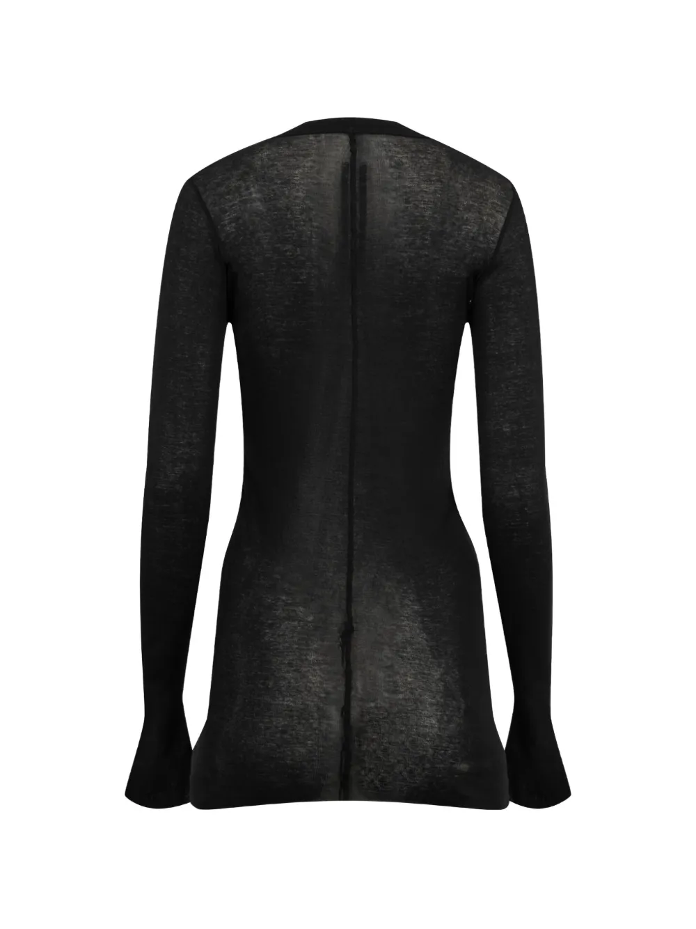 Rick Owens T-shirt met lange mouwen Zwart