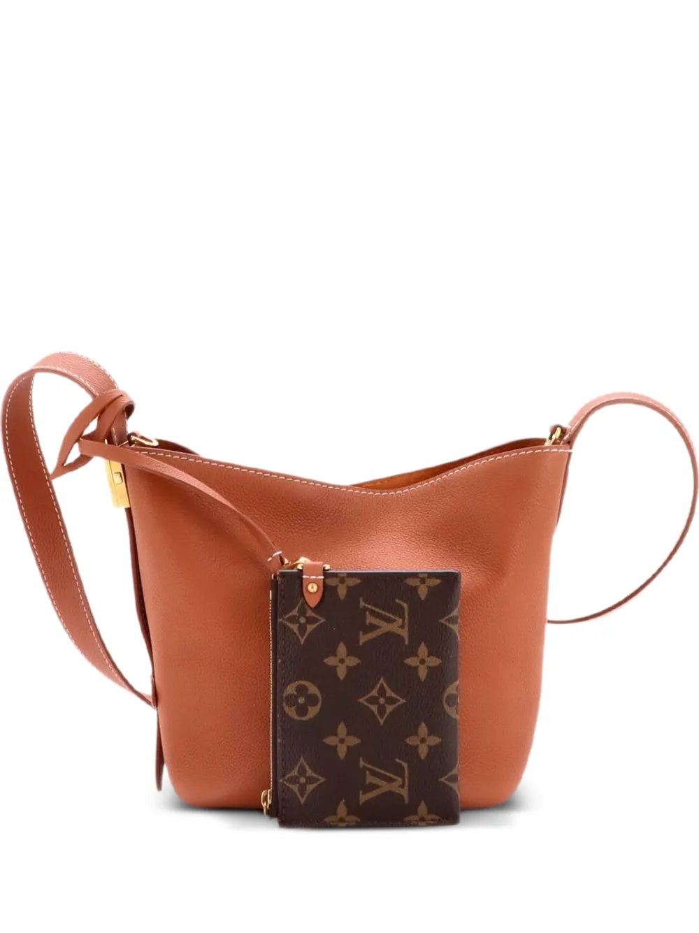 Louis Vuitton Pre-Owned Borsa a spalla Low Key All In BB in pelle - Marrone